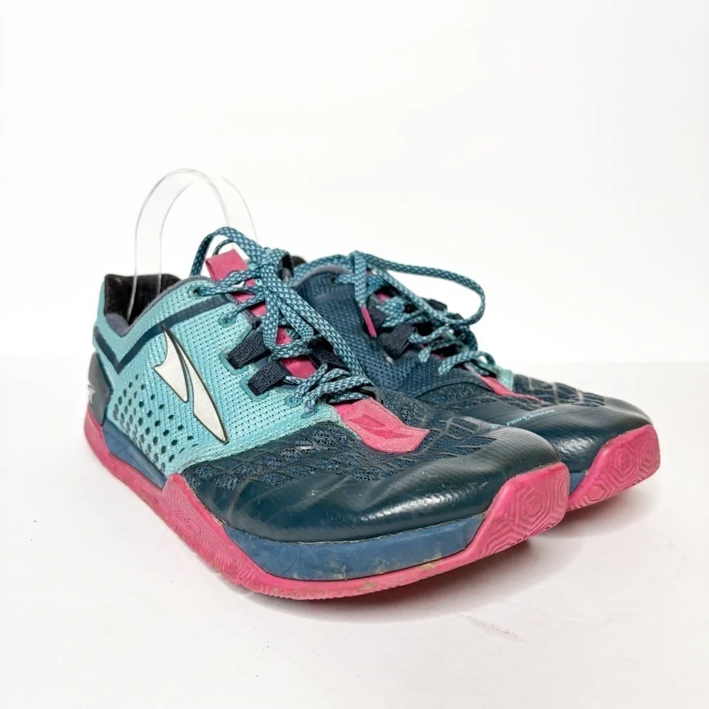 Altra Hiit Workout Lifting Zero Drop Women's Athletic Shoes Teal Pink Size 10.5